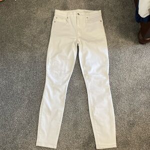 Gap White High-Rise Skinny Jeans Size 29R